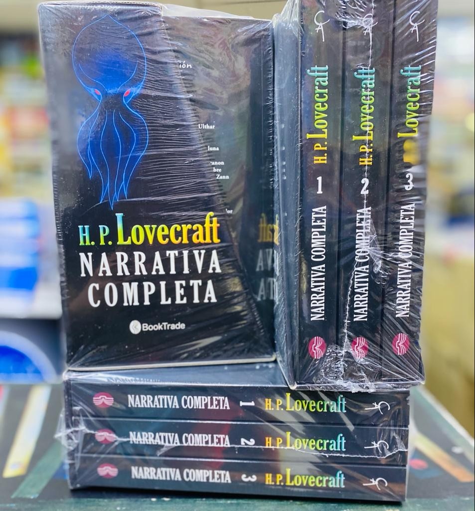 H. P. LOVECRAFT NARRATIVA COMPLETA  (3 TOMOS)