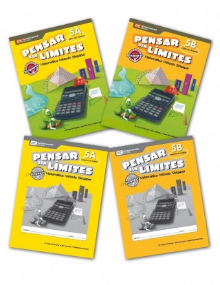 PENSAR SIN LÍMITES MATEMÁTICA 5B (Texto del alumno A y B + Cuaderno de trabajo A y B)